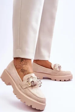 Mokasyny Damskie Zamszowe|Mokasyny Na Platformie><noscript><img width=