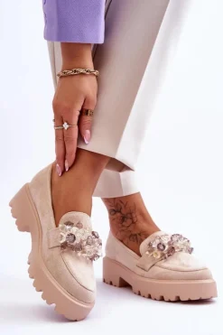 Mokasyny Damskie Zamszowe|Mokasyny Na Platformie><noscript><img width=