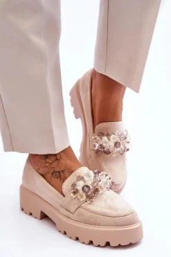 Mokasyny Damskie Zamszowe|Mokasyny Na Platformie><noscript><img width=