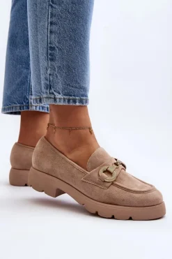 Mokasyny Na Platformie|Mokasyny Damskie Zamszowe><noscript><img width=