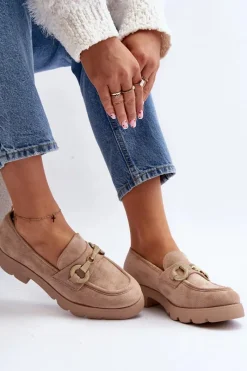 Mokasyny Na Platformie|Mokasyny Damskie Zamszowe><noscript><img width=