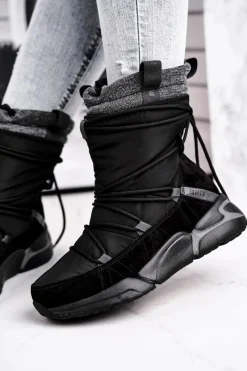 Online Big Star Shoes Damskie Śniegowce Big Star Czarne GG274628