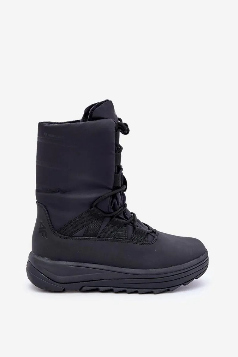 Śniegowce Damskie>4F Damskie Śniegowce INUA Z Ociepliną Primaloft RAW2SBSF012 Czarne Czarny