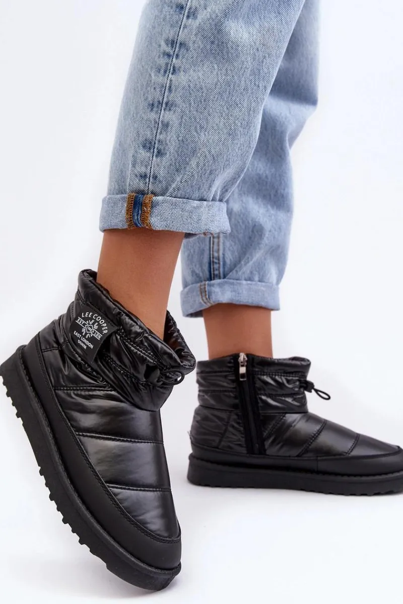 Online Damskie Śniegowce Ocieplane LCJ-23-44-1967L Czarne Damskie Śniegowce Damskie