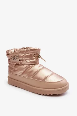 Śniegowce Damskie>Lee Cooper Damskie Śniegowce Ocieplane LCJ-23-44-1965L Beżowe