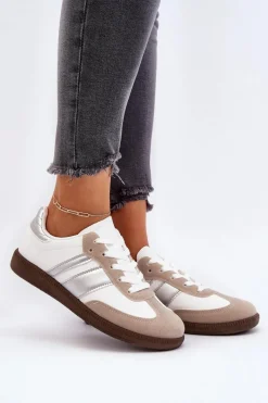 Best Boto Damskie Niskie Buty Sportowe Sneakersy Białe Cafala