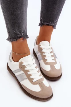 Best Boto Damskie Niskie Buty Sportowe Sneakersy Białe Cafala