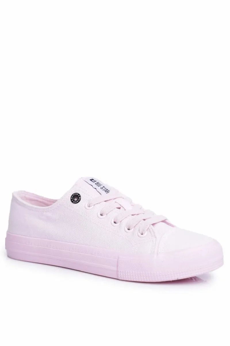 Trampki Damskie Big Star|Trampki Damskie Niskie>Big Star Shoes Damskie Niskie Trampki Big Star DD274443 Jasnoróżowe