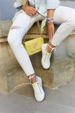 Trampki Damskie Big Star|Trampki Damskie Niskie>Big Star Shoes Damskie Niskie Trampki BIG STAR JJ274384 Białe