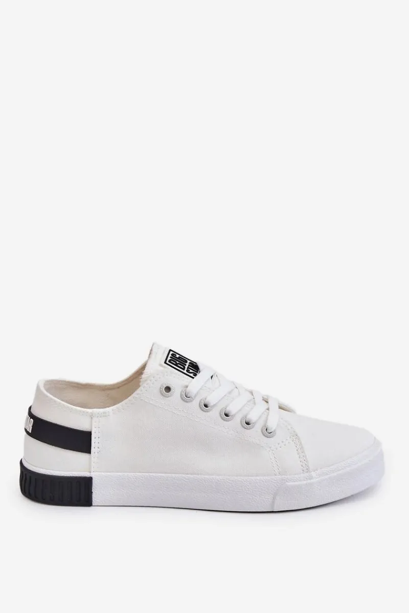 Trampki Damskie Big Star|Trampki Damskie Niskie>Big Star Shoes Damskie Niskie Trampki Big Star LL274039 Białe