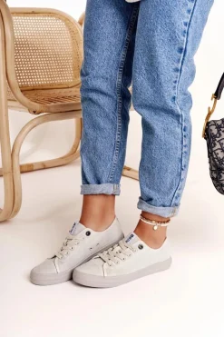 Discount Big Star Shoes Damskie Niskie Trampki Big Star DD274439 Szare