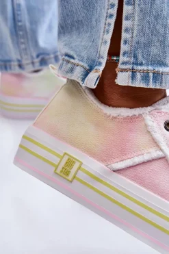 Clearance Big Star Shoes Damskie Niskie Trampki Big Star LL274174 Multikolor