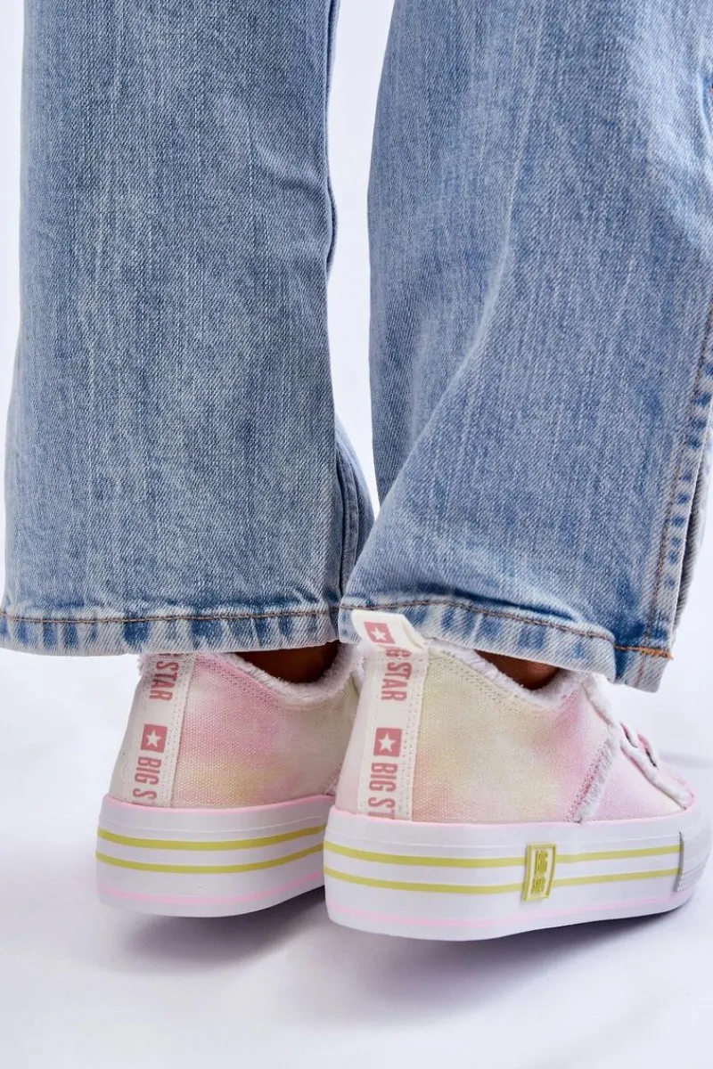 Clearance Big Star Shoes Damskie Niskie Trampki Big Star LL274174 Multikolor