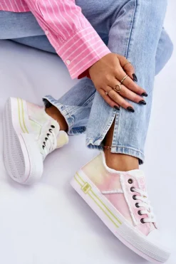 Clearance Big Star Shoes Damskie Niskie Trampki Big Star LL274174 Multikolor