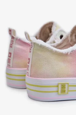 Clearance Big Star Shoes Damskie Niskie Trampki Big Star LL274174 Multikolor