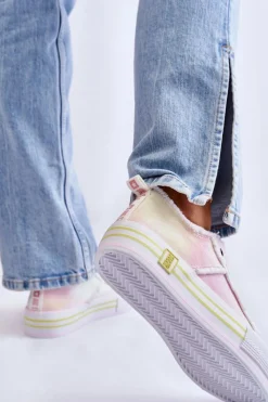 Clearance Big Star Shoes Damskie Niskie Trampki Big Star LL274174 Multikolor