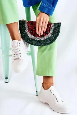 Trampki Damskie Niskie></noscript>Boto Damskie Niskie Trampki Materiałowe Białe Gueso