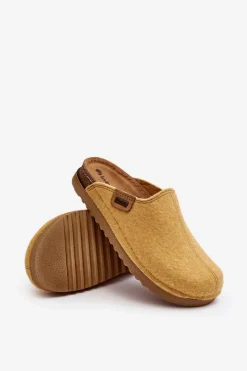 Discount Damskie Obuwie Domowe Kapcie DJ000010 Żółte Damskie Kapcie Klasyczne|Klapki Damskie Klasyczne