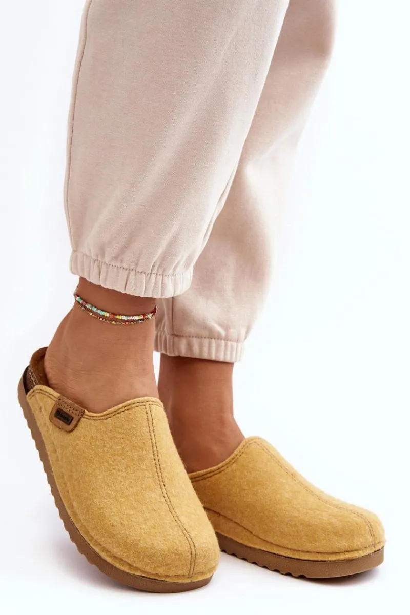 Discount Damskie Obuwie Domowe Kapcie DJ000010 Żółte Damskie Kapcie Klasyczne|Klapki Damskie Klasyczne