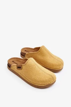 Discount Damskie Obuwie Domowe Kapcie DJ000010 Żółte Damskie Kapcie Klasyczne|Klapki Damskie Klasyczne