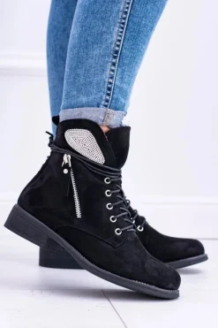 Botki Sznurowane|Botki Płaskie><noscript><img width=