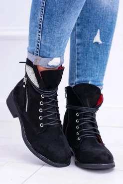 Botki Sznurowane|Botki Płaskie><noscript><img width=