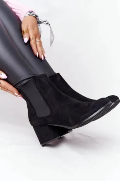 Botki Na Słupku|Czarne Botki><noscript><img width=