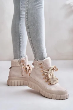 Botki Ocieplane|Damskie Trapery><noscript><img width=