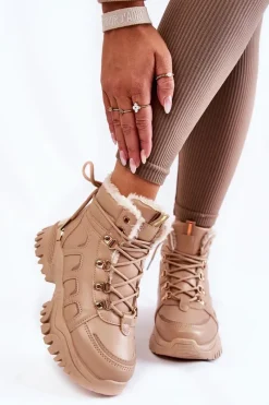 Damskie Trapery|Botki Sznurowane><noscript><img width=