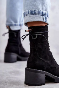 Damskie Trapery|Botki Sznurowane><noscript><img width=