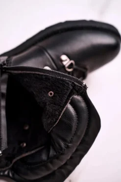 Botki Sznurowane|Czarne Botki><noscript><img width=