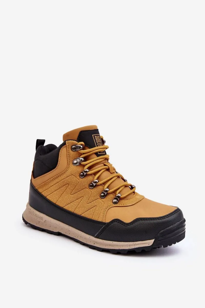 Sale Damskie Ocieplane Buty Trekkingowe Camel Big Star MM274479 Damskie Trekkingowe Damskie|Damskie Trapery