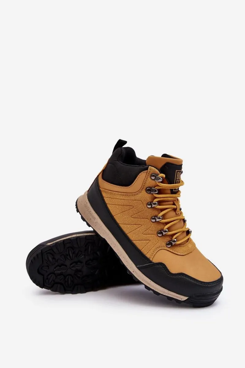 Sale Damskie Ocieplane Buty Trekkingowe Camel Big Star MM274479 Damskie Trekkingowe Damskie|Damskie Trapery