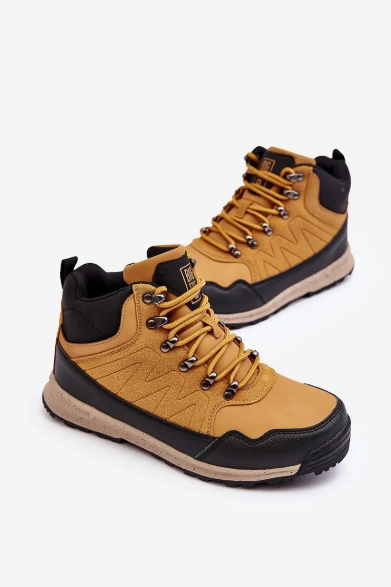 Sale Damskie Ocieplane Buty Trekkingowe Camel Big Star MM274479 Damskie Trekkingowe Damskie|Damskie Trapery