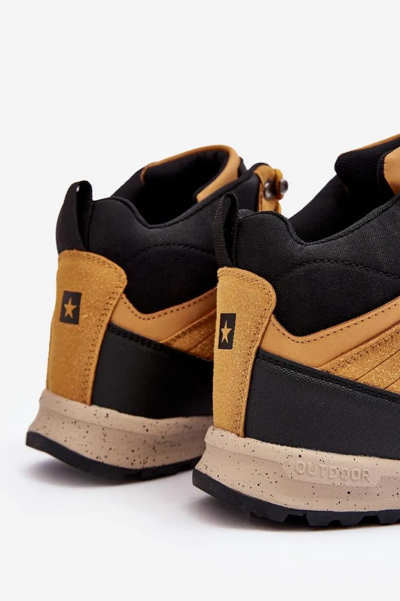 Sale Damskie Ocieplane Buty Trekkingowe Camel Big Star MM274479 Damskie Trekkingowe Damskie|Damskie Trapery