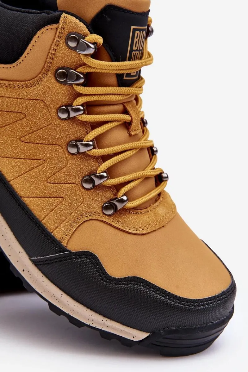 Sale Damskie Ocieplane Buty Trekkingowe Camel Big Star MM274479 Damskie Trekkingowe Damskie|Damskie Trapery