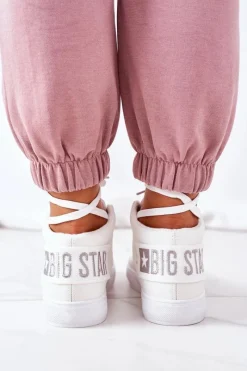 Trampki Ocieplane|Trampki Damskie Big Star></noscript>Big Star Shoes Damskie Ocieplane Sportowe Buty Big Star EE274352 Białe