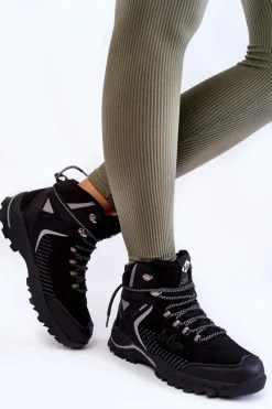 New Lee Cooper Damskie Ocieplane Trapery LCJ-22-01-1427L Czarne