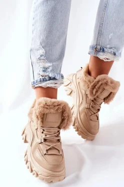 Botki Sznurowane|Botki Zimowe Damskie><noscript><img width=