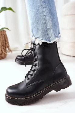 Damskie Trapery|Botki Sznurowane><noscript><img width=