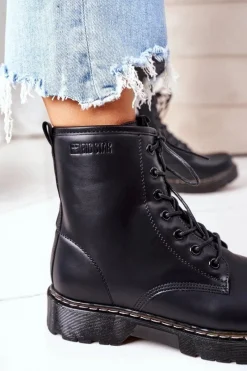 Damskie Trapery|Botki Sznurowane><noscript><img width=