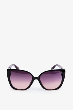 New Damskie Okulary Przeciwsłoneczne Bordowe Okulary