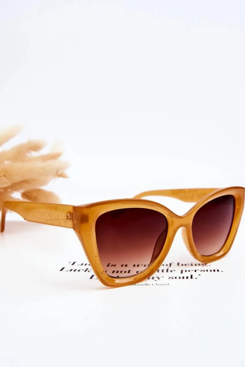 Outlet Damskie Okulary Przeciwsłoneczne Z Napisami M2404 Pomarańczowe Okulary