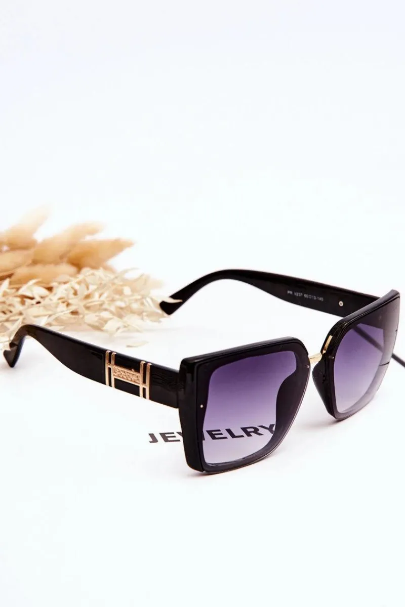 Okulary>PRIUS Damskie Okulary Przeciwsłoneczne UV400 V237 Czarne