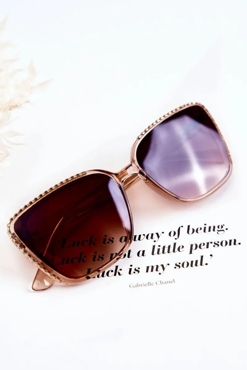 Clearance Damskie Okulary Przeciwsłoneczne M2338 Transparentne Okulary