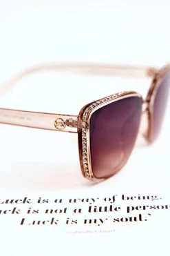 Clearance Damskie Okulary Przeciwsłoneczne M2338 Transparentne Okulary