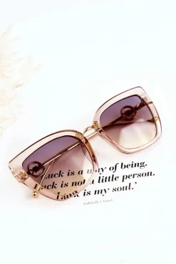 Okulary>Boto Damskie Okulary Przeciwsłoneczne Kocie Oczy M2351 Transparentne