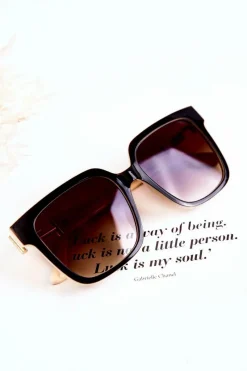 Okulary>Boto Damskie Okulary Przeciwsłoneczne V120026 Czarno-Beżowe