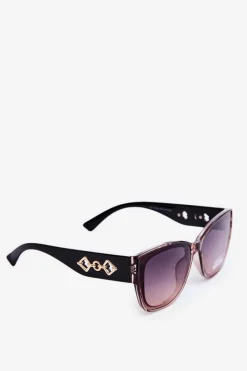 Clearance Boto Damskie Okulary Przeciwsłoneczne UV400 Brązowe