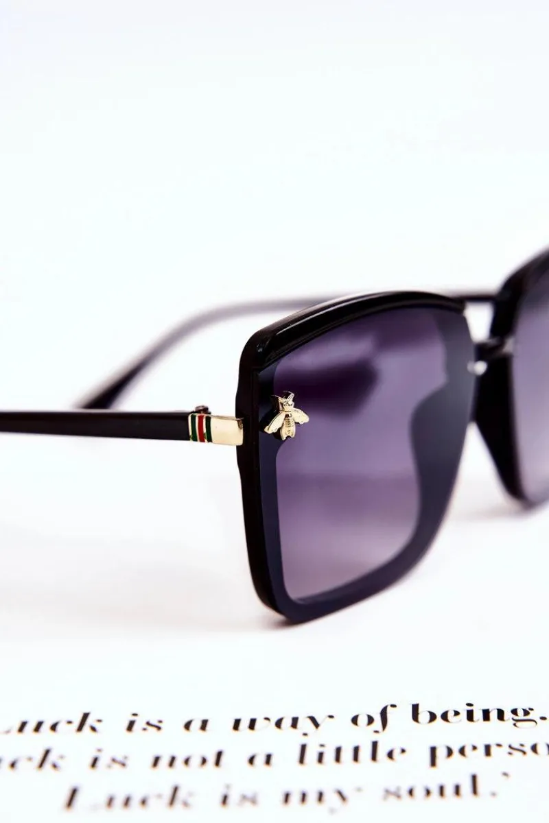 Sale Boto Damskie Okulary Przeciwsłoneczne Z Ozdobą SX0007 Czarne